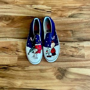 Festive slip on Vans